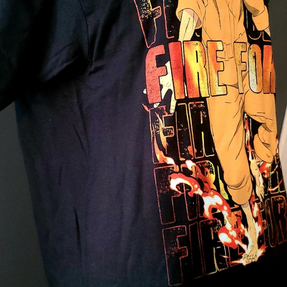FIRE FORCE  Anime Tee shirt size Medium NWT Brand new Unisex Color Black - Picture 4 of 8